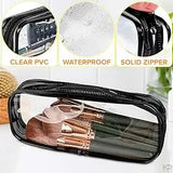 Transparent Large Capacity Pencil Case – Simple Zipper Pen Pouch for School & Office