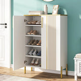 6-Tier Shoe Storage Cabinet – Wooden Shoe Rack with Adjustable Shelves for Entryway, Closet & Living Room