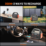 2025 New 300W Portable Outdoor Generator – AC & USB Power Station for Camping, RV, Home & Emergency Use