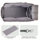 Stylish Shoulder Handbag Pet Carrier – Removable for Small Dogs (Up to 8 lb) & Cats (Up to 11 lb) – Dark Gray