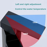 304 Stainless Steel Square Basin Faucet – Cold & Hot Mixer with Modern Deck-Mount Design