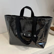 Handbag with Inner Pocket Tote Bag for Women & Men – Adjustable Strap Solid Satchel for Work, School & Office