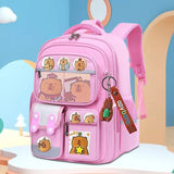 Capybara Kawaii Backpack – Adjustable Strap Multi-Pocket Oxford Cloth Rucksack