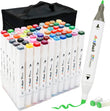 ArtBeek Alcohol Markers – Dual Tip Art Marker Set for Adult Coloring, Drawing & Illustration 🎨