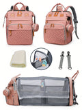 Large Diaper Bag with Changing Station – Waterproof Multifunction Baby Backpack with USB Port | Lightweight Travel Diaper Bag for Moms & Dads