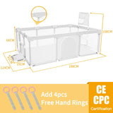 Pangdube Baby Playpen – Safe Activity Fence Playground for Children, Indoor/Outdoor Baby Games Park for 6 Months to 6 Years