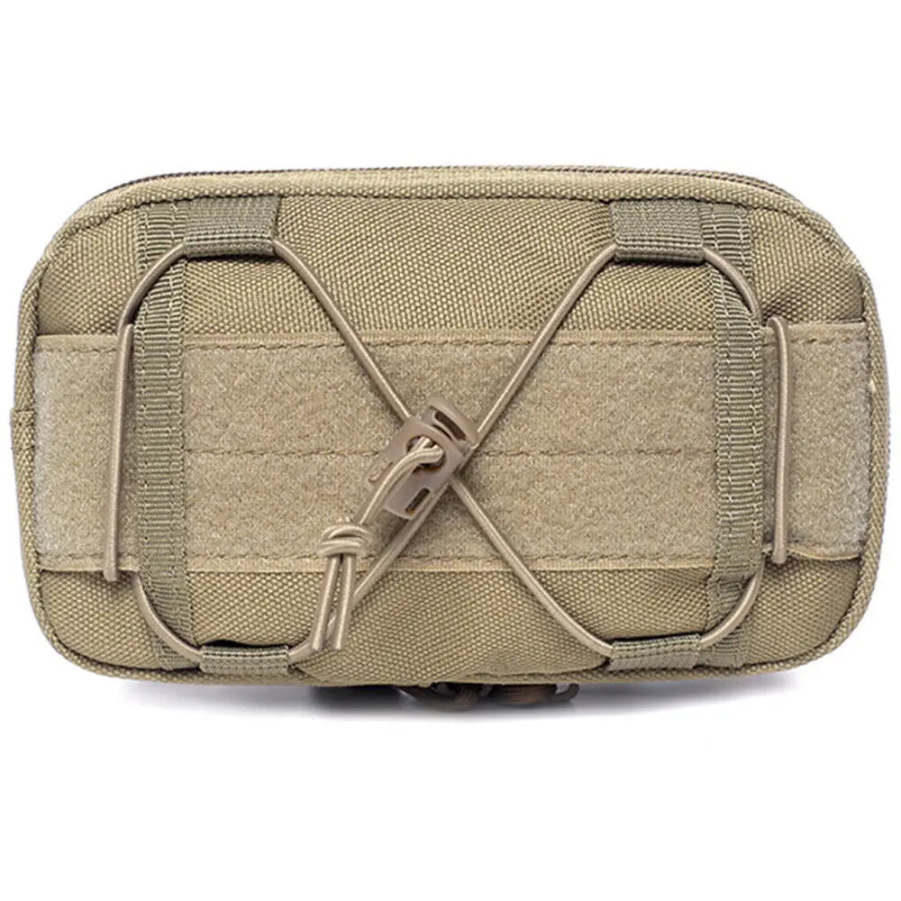MOLLE Tactical Waterproof Pouch – Compact EDC Utility Tool Bag for Hiking, Fishing, Camping, Hunting & Outdoor Work