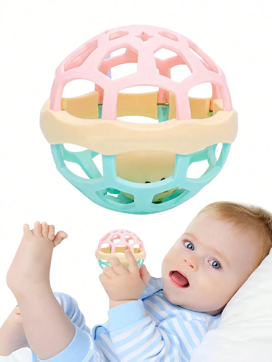 Baby Sensory Teething & Rattle Toys – Soft Silicone Teether Set for 0–12 Months, Gum Relief & Developmental Play