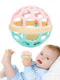 Baby Sensory Teething & Rattle Toys – Soft Silicone Teether Set for 0–12 Months, Gum Relief & Developmental Play