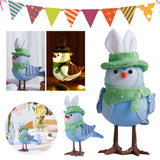 Glowing Bird LED Statue – Cute Cartoon Bird Lamp with Warm Light for Bedroom, Table & Easter Home Décor