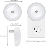 6-Pack Red LED Plug-in Night Lights – Auto Dusk-to-Dawn Sensor Lights for Bedroom, Bathroom, Baby Room, Hallway & Stairs