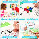 2-Set Montessori Busy Books for Preschool Learning Activities (Ages 3+) 📘📗