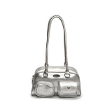 Retro Y2K Under-Arm PU Leather Bag for Women – Multi-Pocket Shoulder Tote & Casual Designer Satchel