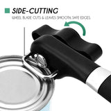 Multifunctional Handheld Stainless Steel Can Opener – Safe Side-Cut, Smooth Edge Kitchen Tool