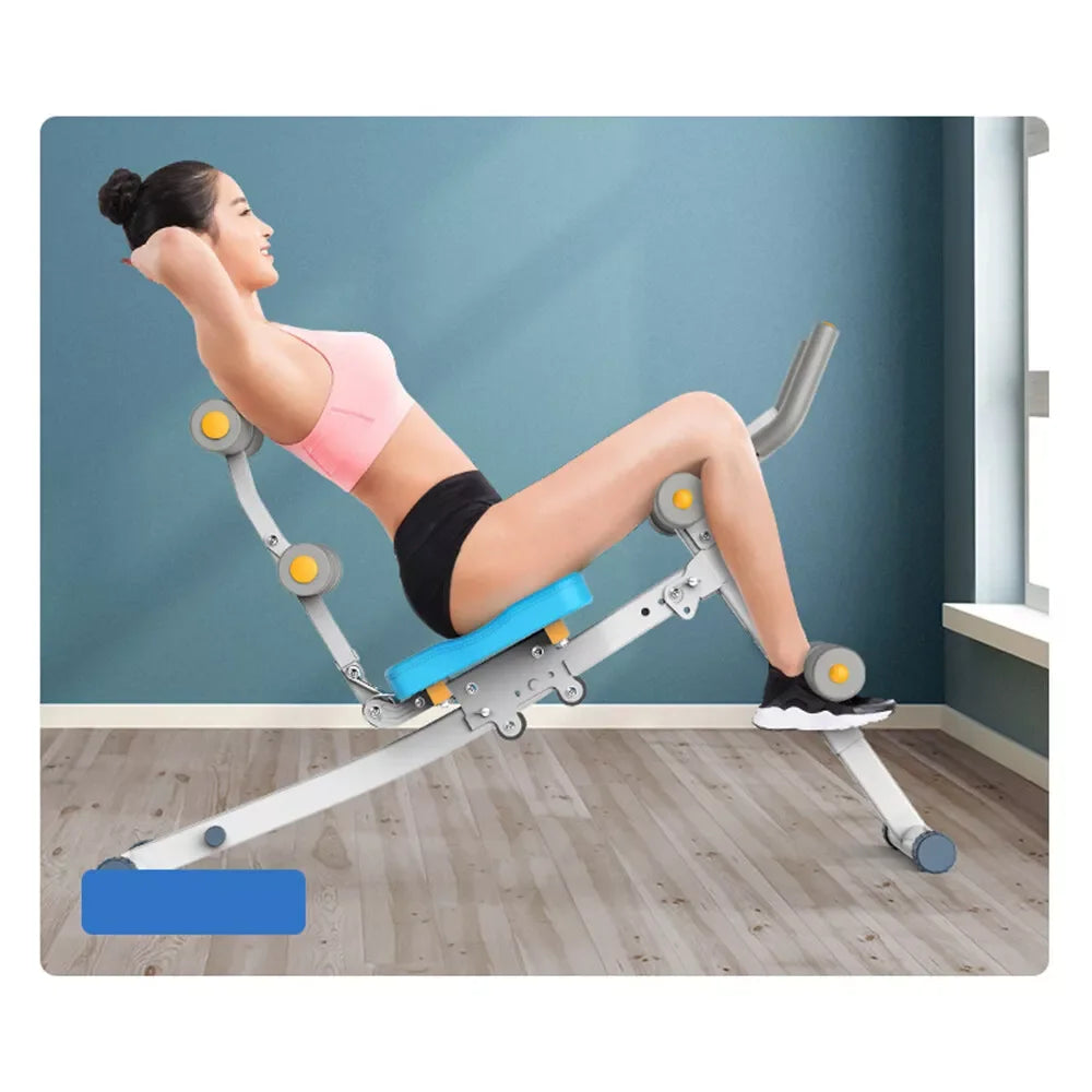 2-in-1 Supine Board & Body Shaper – Adjustable Ab Machine with 4 Strength Levels & Double Spring Assist (330 lbs Capacity)
