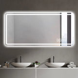 LED Bathroom Vanity Mirror (28-60") – Anti-Fog, Dimmable, Tempered Glass Wall Mirror