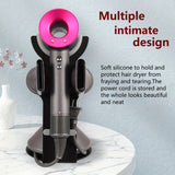 Bathroom Organizer for Dyson Supersonic Hair Dryer – Magnetic Stand & Storage Rack