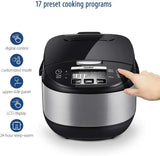 Japanese Rice Cooker with Fuzzy Logic Technology – 10 Cup Uncooked / 20 Cup Cooked, Large Capacity Rice Maker with 24-Hour Delay Timer