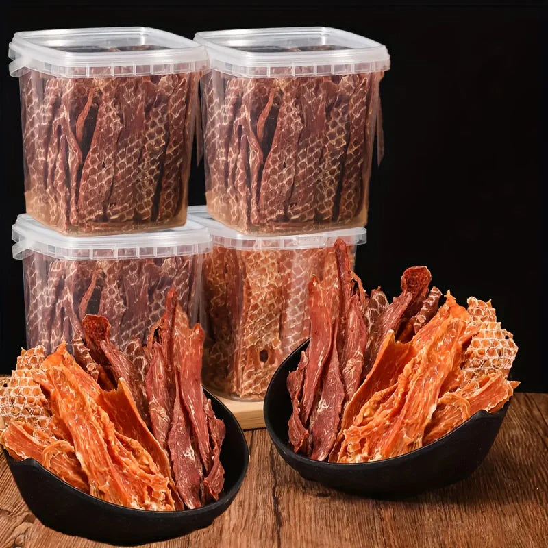 Chicken Jerky & Duck Jerky Dog Treats – High-Protein, Natural & Healthy Chews for All Breeds (150g / 5.29oz)