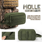 Tactical Men’s Toiletry Bag – MOLLE Hygiene Shaving Kit | Travel Dopp Kit & Compact Shower Organizer