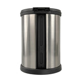 Round 1.5 Gallon Plastic Step Trash Can – Compact Pedal Bin for Bathroom & Office