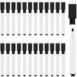 Magnetic Mini Dry Erase Markers – 25-Pack Fine Point Whiteboard Markers with Eraser Caps (Black)