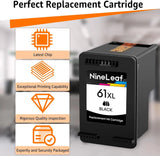 Nineleaf High-Yield 61XL Ink Cartridge Set – Compatible with HP Envy & OfficeJet Printers