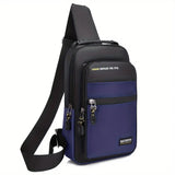 Men’s Casual Oxford Crossbody Sling Bag – Fashion Sports Travel Shoulder Bag with Lightweight Design for Daily Use