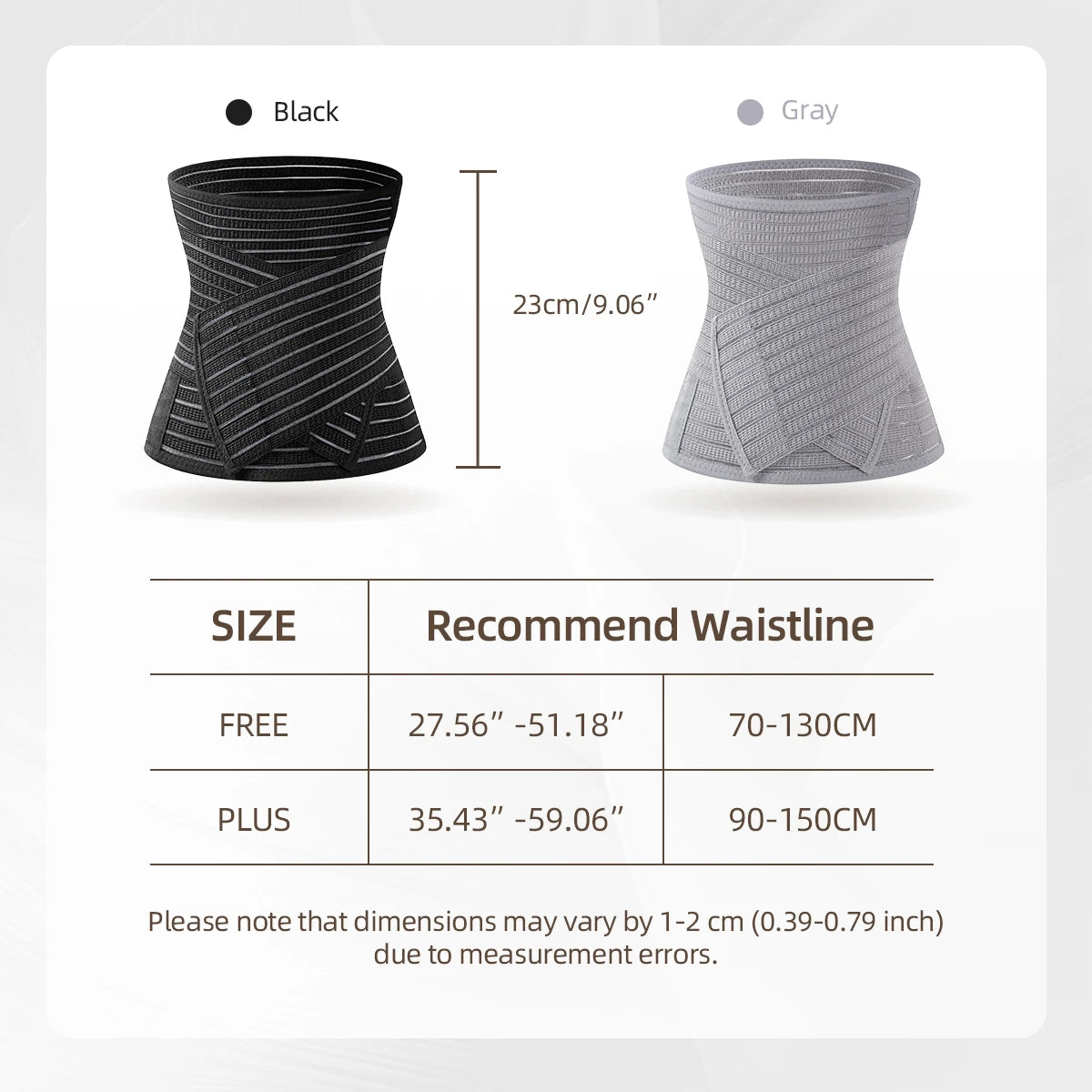 Bamboo Fiber Postpartum Belly Wrap – Adjustable Waist Cincher Girdle Band, Tummy Control Corset & Postnatal Shapewear