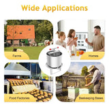 12.6L Manual Honey Press Extractor – Large Capacity Beeswax & Fruit Juice Presser with Handle