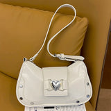 Women’s PU Leather Waterproof Satchel – Large Capacity Armpit Bag with Adjustable Strap (Y2K Style)