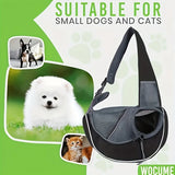 Portable Mesh Pet Shoulder Bag – Breathable Crossbody Cat & Dog Carrier Chest Backpack for Travel & Daily Walking