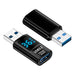 Black USB F-USB M