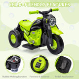 Battery-Powered 6V Kids Ride-On Bubble Motorcycle with LED Headlights & Music – Ages 2-5