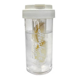 600ml Handy Sports Water Cup with Straw & Tea Partition – Portable Summer Drink Bottle