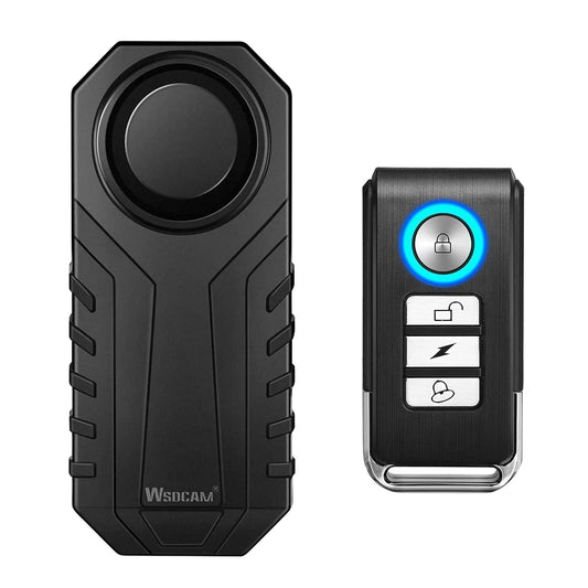 🚴 Anti-Theft Bike Alarm – 113dB Wireless Vibration Motorcycle Alarm with Remote Control for Vehicle Security