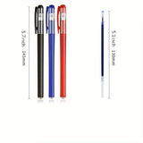 30-Piece Gel Pen Set – Red, Black & Blue Ink Pens for Students, Exams, Office & School Writing Essentials