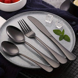 24-Piece Stainless Steel Cutlery Set – Premium Flatware Service for 6 | Knives, Forks & Spoons
