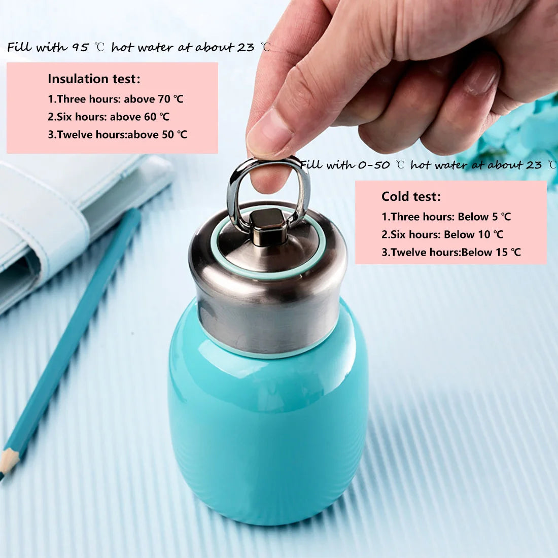Mini Stainless Steel Vacuum Flask 200 ml – Portable Insulated Coffee & Travel Bottle