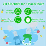Baby Fruit Feeder Pacifier – 2 Pack Mesh Teething Toys for Infants, Safe Food Feeder for Appetite Stimulation & Gum Relief