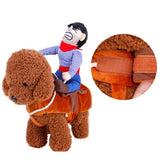 Halloween Dog Costume – Funny Cowboy Knight Pet Outfit for Parties, Role Play & Entertainment