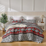 3-Piece Quilted Comforter Set – Bed-in-A-Bag Luxury Fluffy Soft Bedding for All-Season