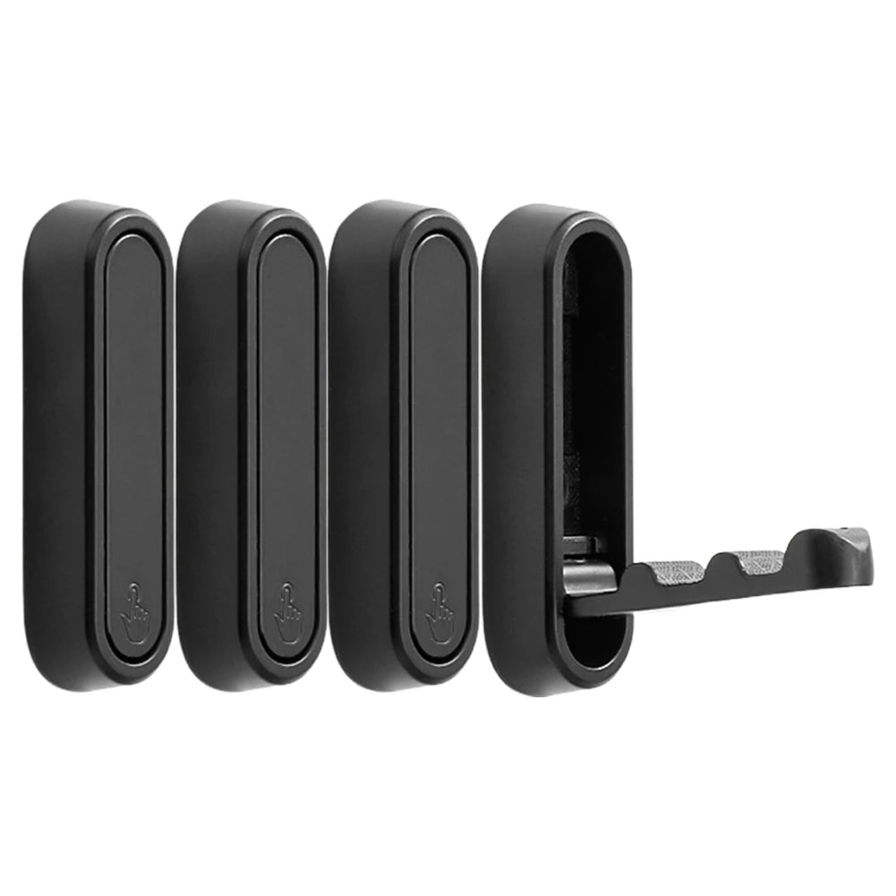 4-Piece Folding Wall & Door Hook Set – Space-Saving Wall-Mounted Hooks for Coats, Towels, Bags