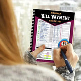 Monthly Bill Tracker Notebook – 4-Year Budgeting & Payment Checklist for Families & Money Managers