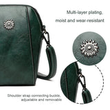 Women’s Retro PU Crossbody Bag — Waterproof Scratch-Resistant Phone Wallet Messenger Purse