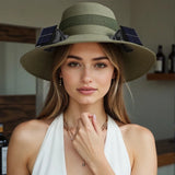 Outdoor Camping & Fishing Solar Fan Hat – Unisex Portable Wide Brim Fisherman Cap with Solar-Powered Cooling Fan