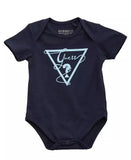 GUESS Baby Boys’ 5-Piece Outfit Set – Bodysuits, Shorts, Bib & Socks with Stylish Logo Design for Infants & Toddlers
