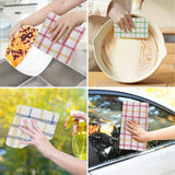 12-Pack Soft Absorbent Kitchen Dish Cloths – Durable Reusable Towels 35 cm/13″