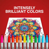 Electro Pop Permanent Markers – Fine Tip Assorted Color Marker Set for Drawing, Writing & Art Projects 🎨