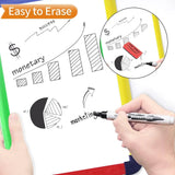 Dry Erase Markers – 50 Bulk Pack Fine Bullet Tip Low-Odor Black Whiteboard Pens 🖊️